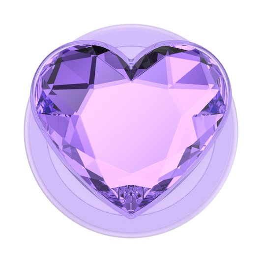 Crystal Heart Lavender — MagSafe PopGrip - US 14569