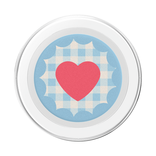 Gingham Heart — MagSafe PopGrip - US 81866