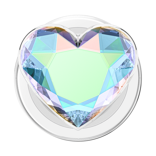 Iridescent Crystal Heart — MagSafe PopGrip - US 18214
