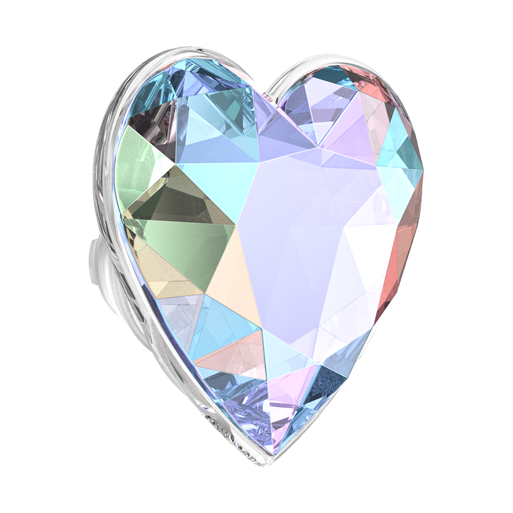 Iridescent Crystal Heart — MagSafe PopGrip - US 18214