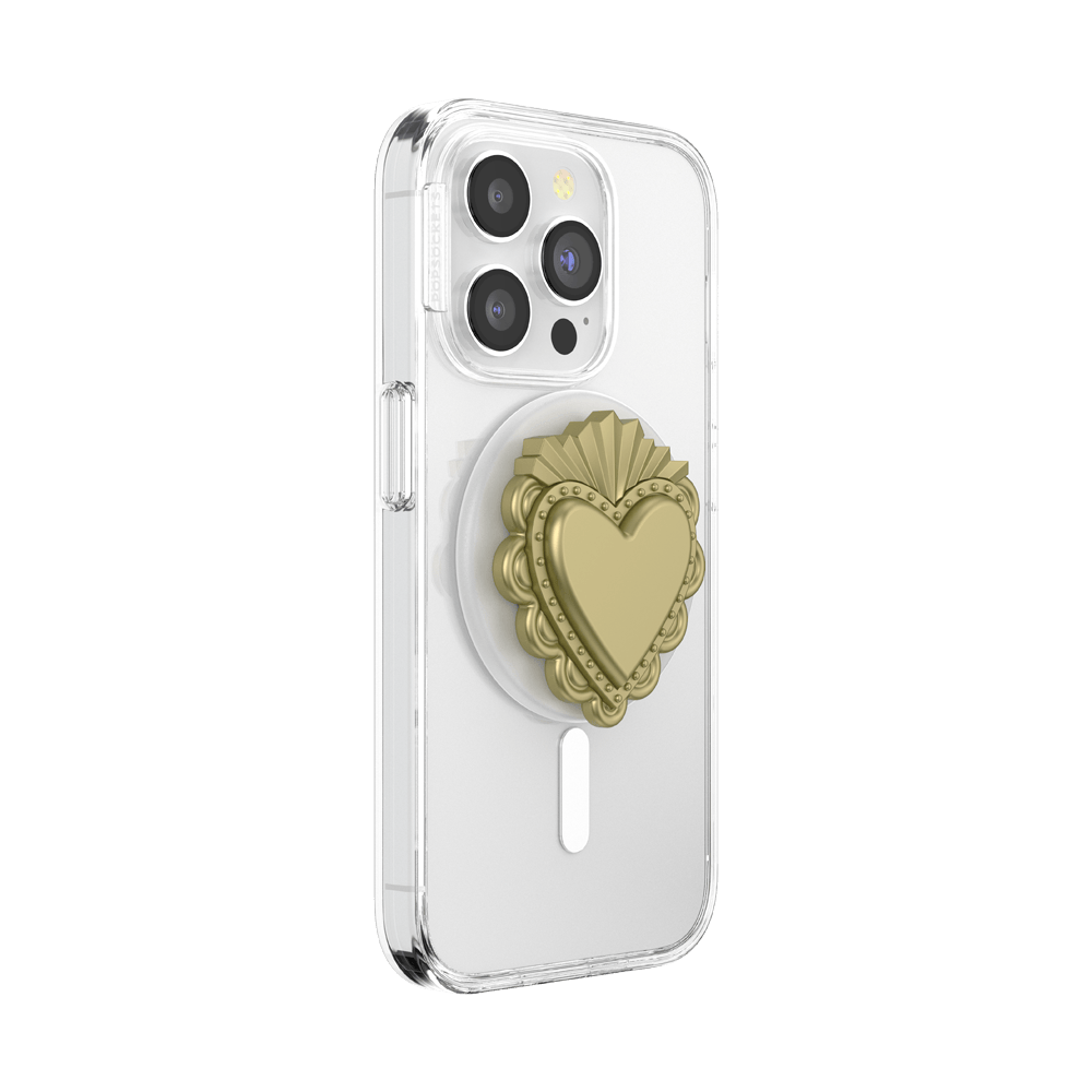 PopOut Sacred Heart Gold — MagSafe PopGrip - US 10529