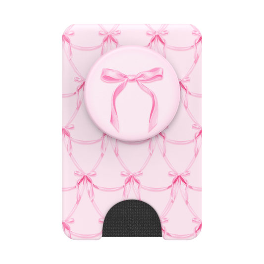 Satin Bow Blush — MagSafe PopWallet+ - US 27666