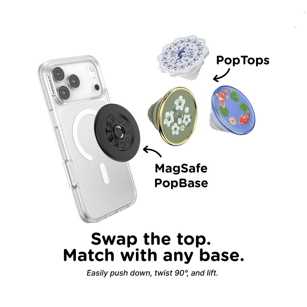 Enamel Floral Relief — PopTop - US 60758
