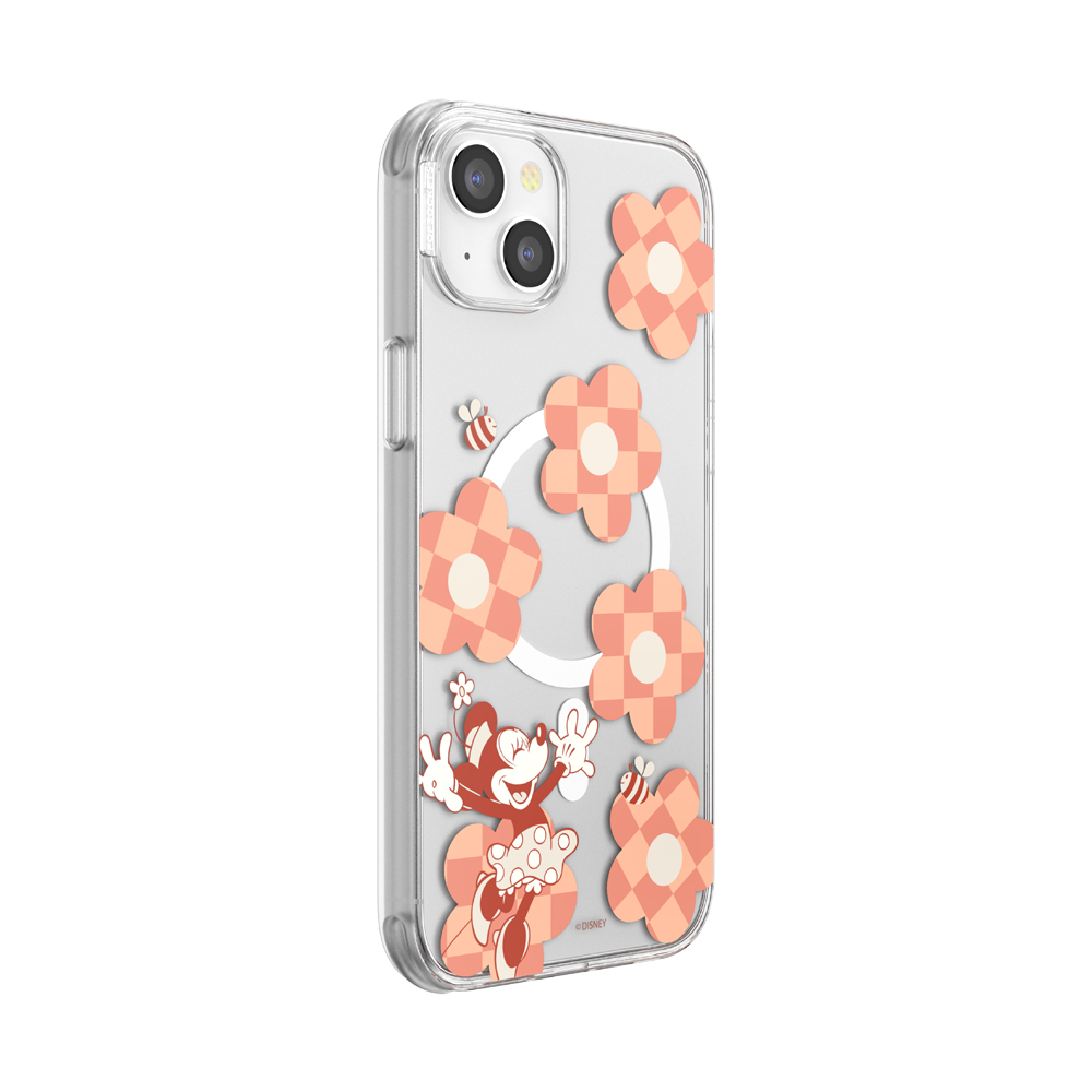 Minnie Checkered Flower — iPhone 14 Plus MagSafe Case - US 57339