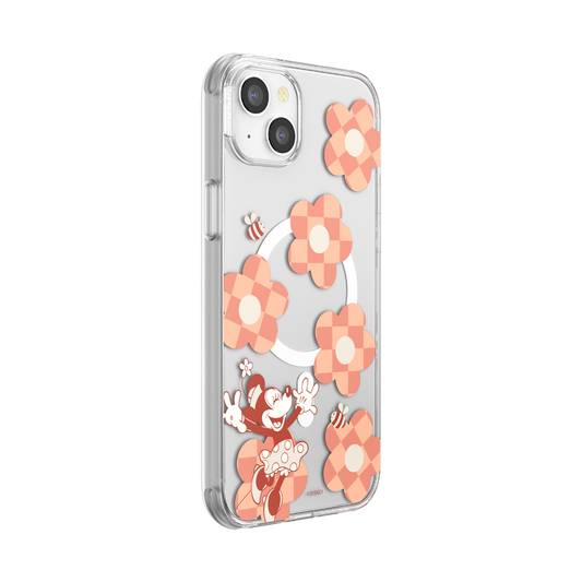 Minnie Checkered Flower — iPhone 14 Plus MagSafe Case - US 57339