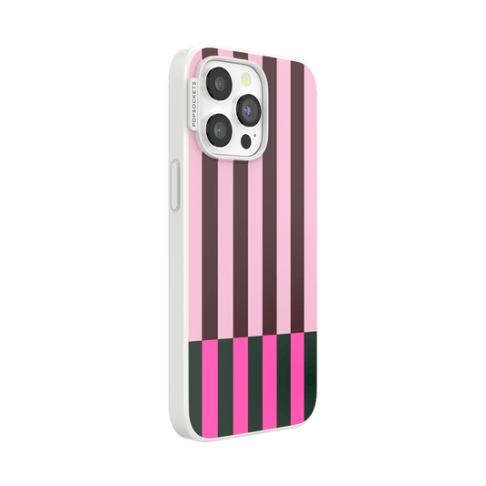 Pop of Pink Stripe — iPhone 15 Pro Max MagSafe Case - US 91992