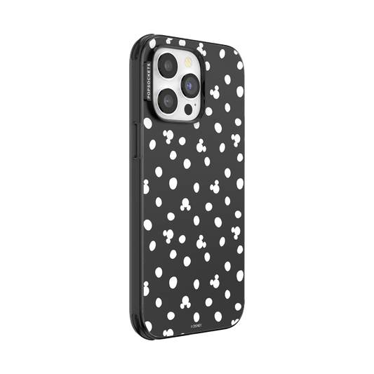 Translucent Black Mickey Polka Dot — iPhone 14 Pro Max MagSafe Case - US 05674