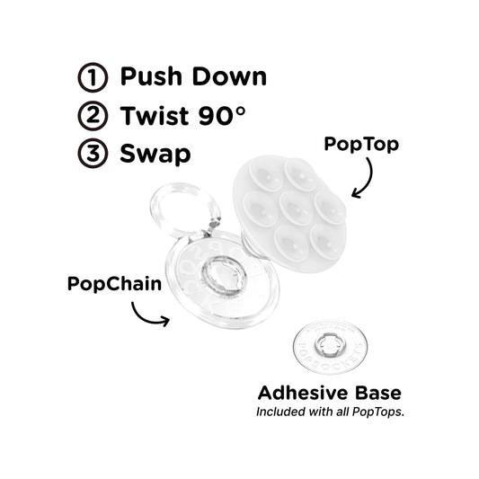 Clear — Suck-Up PopTop & Mount - US 33394