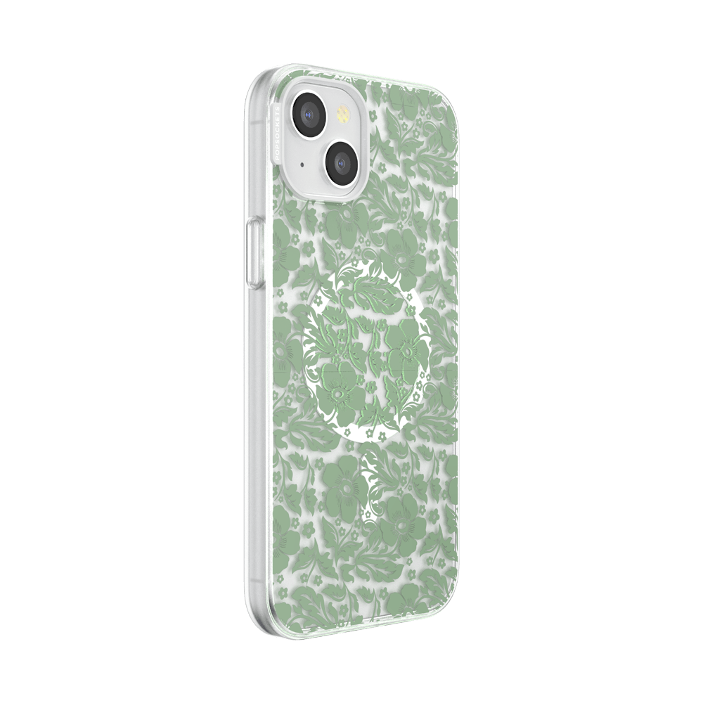 Lace Eucalyptus — iPhone 15 Plus MagSafe Case - US 82932