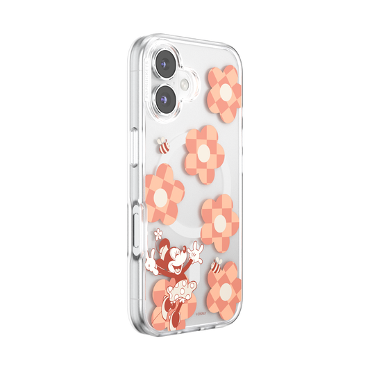 Minnie Checkered Flower — iPhone 16 Plus MagSafe Case - US 74899