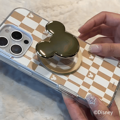 Enamel Gold Mickey Head — MagSafe PopGrip - US 35707