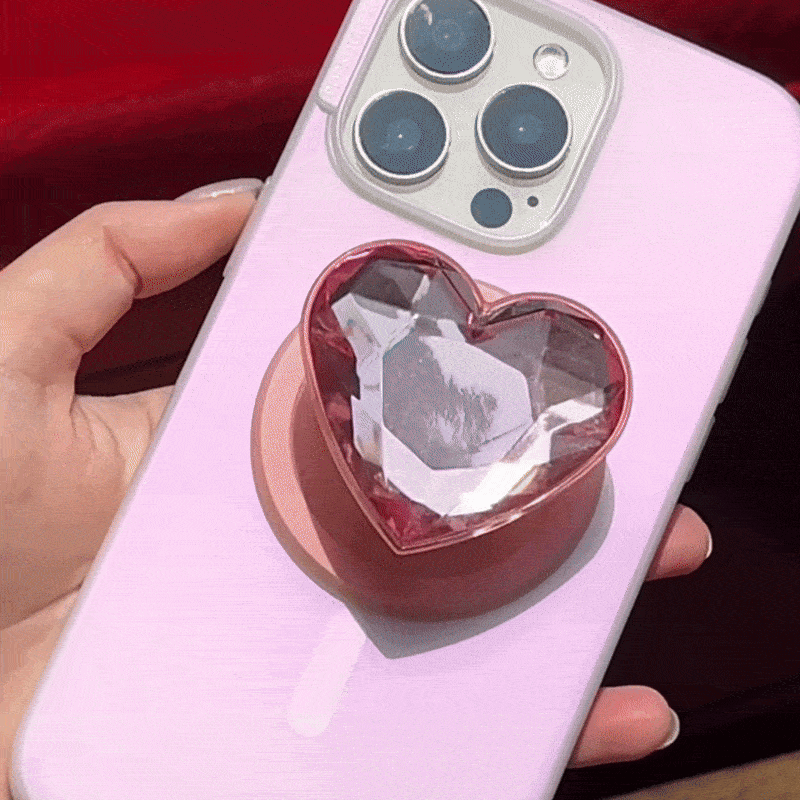 Crystal Heart — MagSafe PopGrip - US 09556