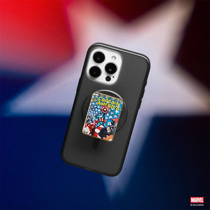 Enamel Captain America Comic Book — MagSafe PopGrip - US 93567
