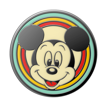 Enamel Vintage Mickey Mouse — Adhesive PopGrip - US 24239