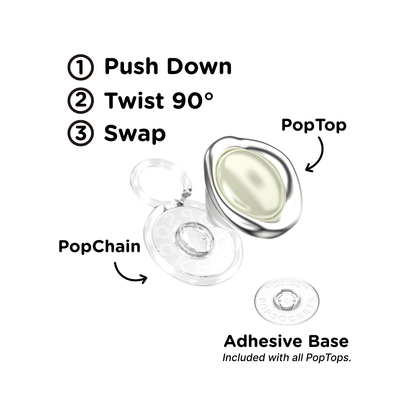 Enamel Eye of the Behold Silver — PopTop - US 41284