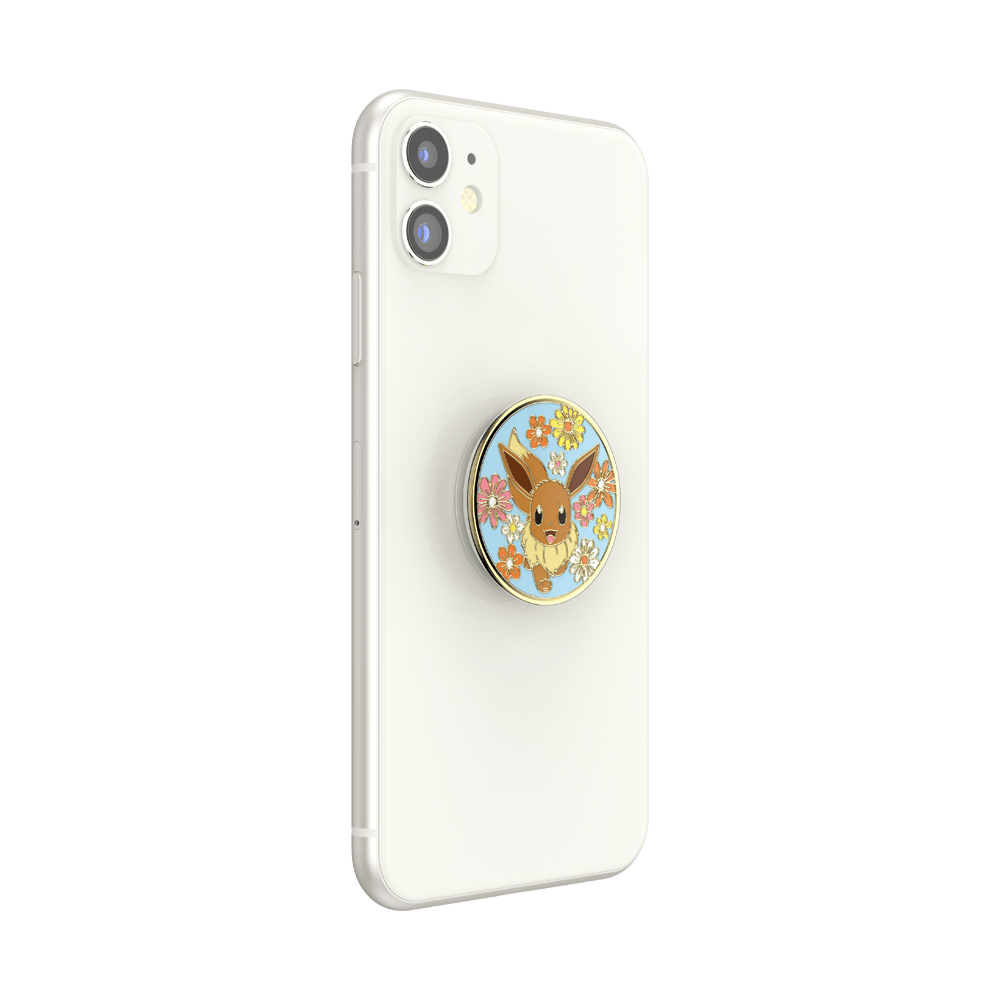 Floral Eevee Enamel — Adhesive PopGrip - US 80052