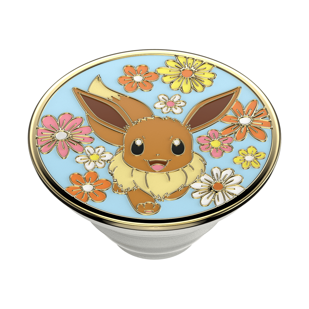 Floral Eevee Enamel — Adhesive PopGrip - US 33862