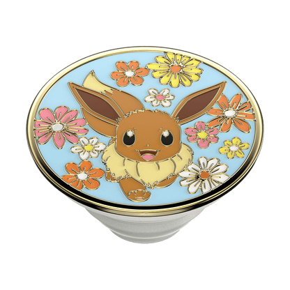 Floral Eevee Enamel — Adhesive PopGrip - US 82702