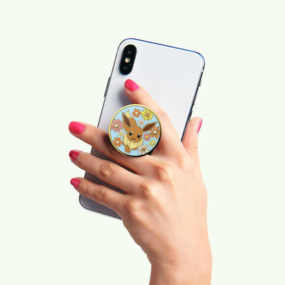 Floral Eevee Enamel — Adhesive PopGrip - US 33862