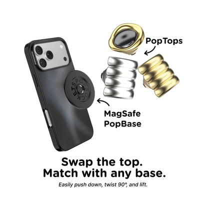 Enamel Puffy Stack Silver — PopTop - US 55196