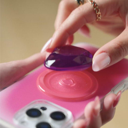 Crystal Heart Lavender —  MagSafe PopGrip - US 91218