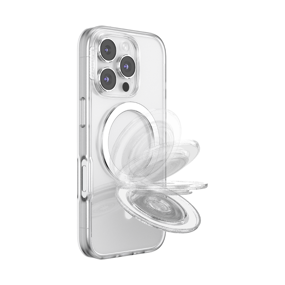Clear Glitter — MagSafe Kick-Out Grip & Stand - US 47443