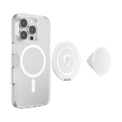 Glossy White — MagSafe Kick-Out Grip & Stand - US 92318