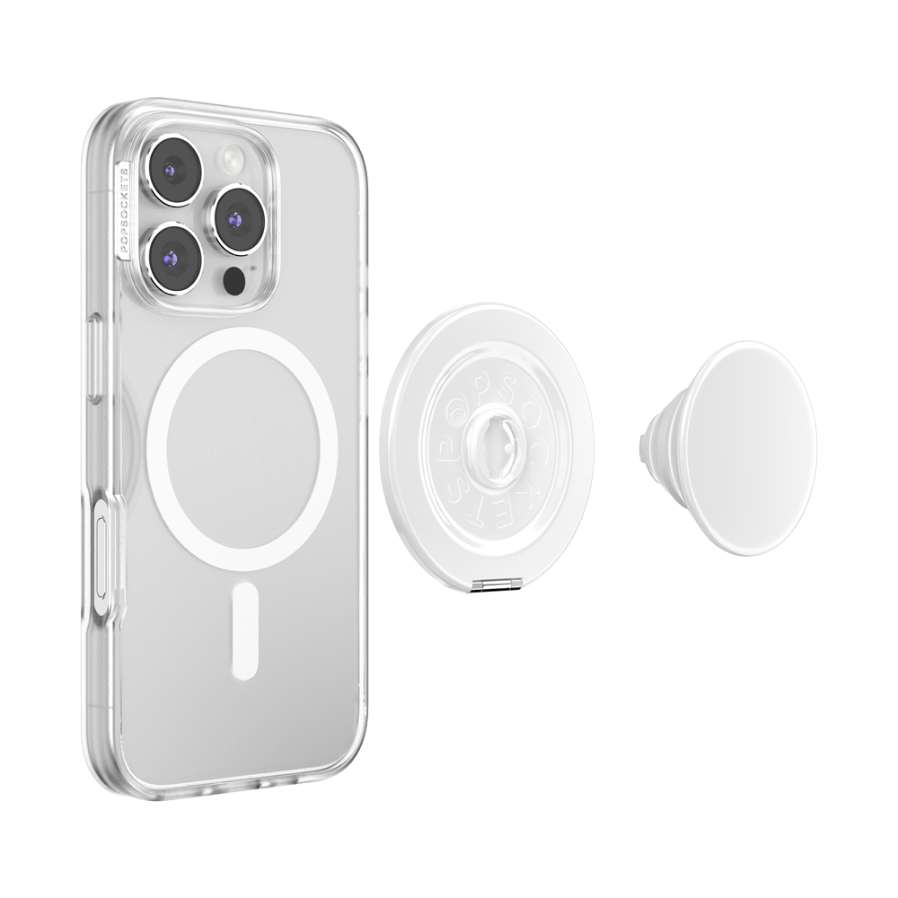 Glossy White — MagSafe Kick-Out Grip & Stand - US 38086