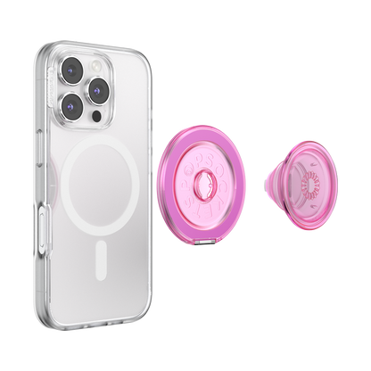 Translucent Baby Pink — MagSafe Kick-Out Grip & Stand - US 44198
