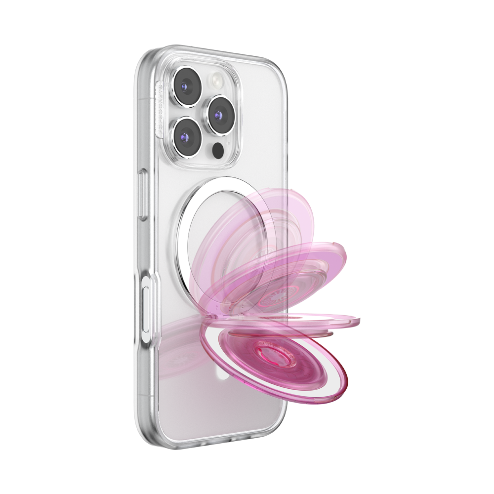 Translucent Baby Pink — MagSafe Kick-Out Grip & Stand - US 08243