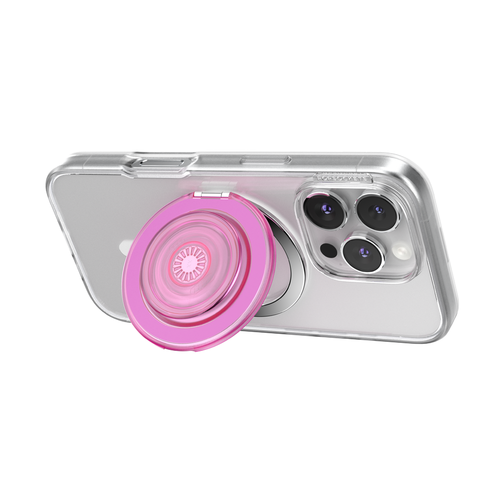 Translucent Baby Pink — MagSafe Kick-Out Grip & Stand - US 04624