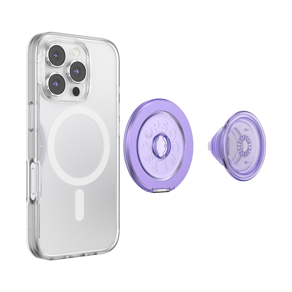Translucent Dusty Purple — MagSafe Kick-Out Grip & Stand - US 97424