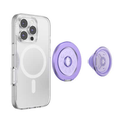 Translucent Dusty Purple — MagSafe Kick-Out Grip & Stand - US 84035