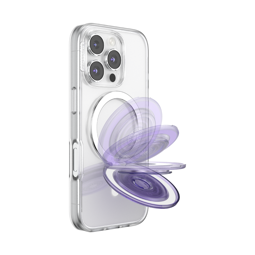 Translucent Dusty Purple — MagSafe Kick-Out Grip & Stand - US 08535