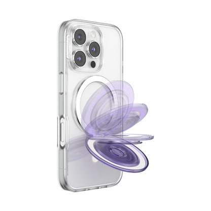 Translucent Dusty Purple — MagSafe Kick-Out Grip & Stand - US 77390
