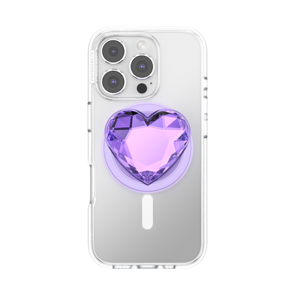 Crystal Heart Lavender —  MagSafe PopGrip - US 14569
