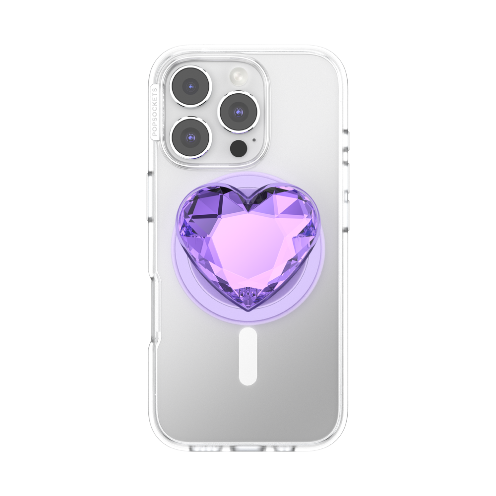 Crystal Heart Lavender —  MagSafe PopGrip - US 56962