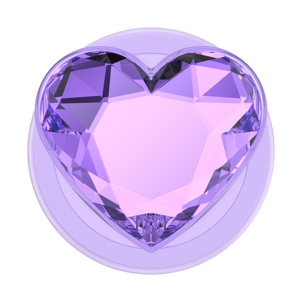 Crystal Heart Lavender —  MagSafe PopGrip - US 14569