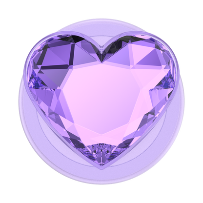 Crystal Heart Lavender —  MagSafe PopGrip - US 14569