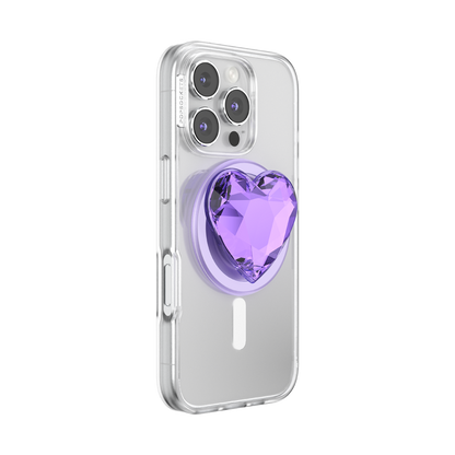 Crystal Heart Lavender —  MagSafe PopGrip - US 91218