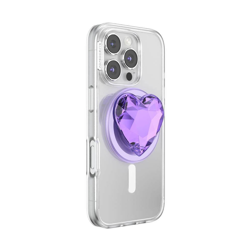 Crystal Heart Lavender —  MagSafe PopGrip - US 82984