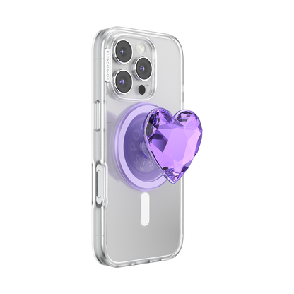 Crystal Heart Lavender —  MagSafe PopGrip - US 91218