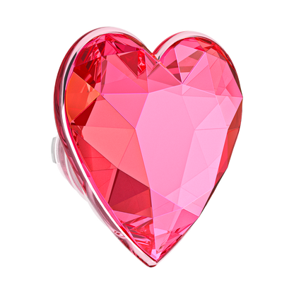 Crystal Heart Neon Pink —  MagSafe PopGrip - US 24634
