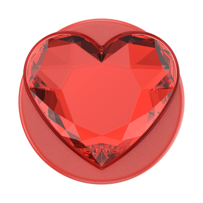 Crystal Heart Rosso —  MagSafe PopGrip - US 64486