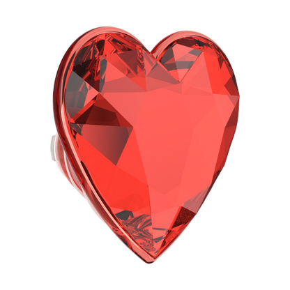 Crystal Heart Rosso —  MagSafe PopGrip - US 66273