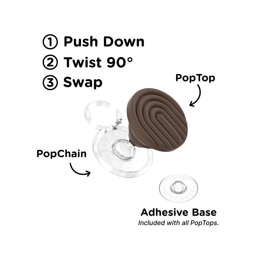 PopOut Curves Cocoa — PopTop - US 43729