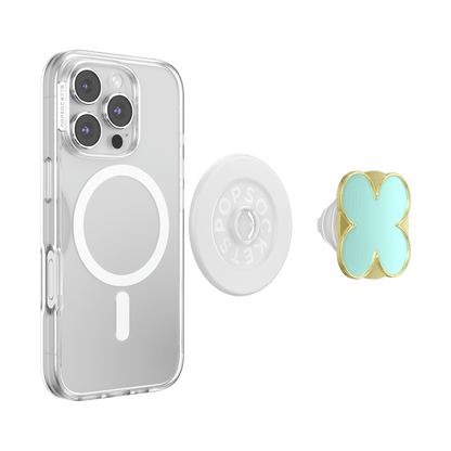 Enamel Clover Mint — MagSafe PopGrip - US 04153