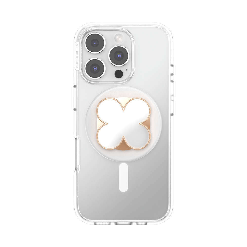 Enamel Clover Rose Gold — MagSafe PopGrip - US 91833