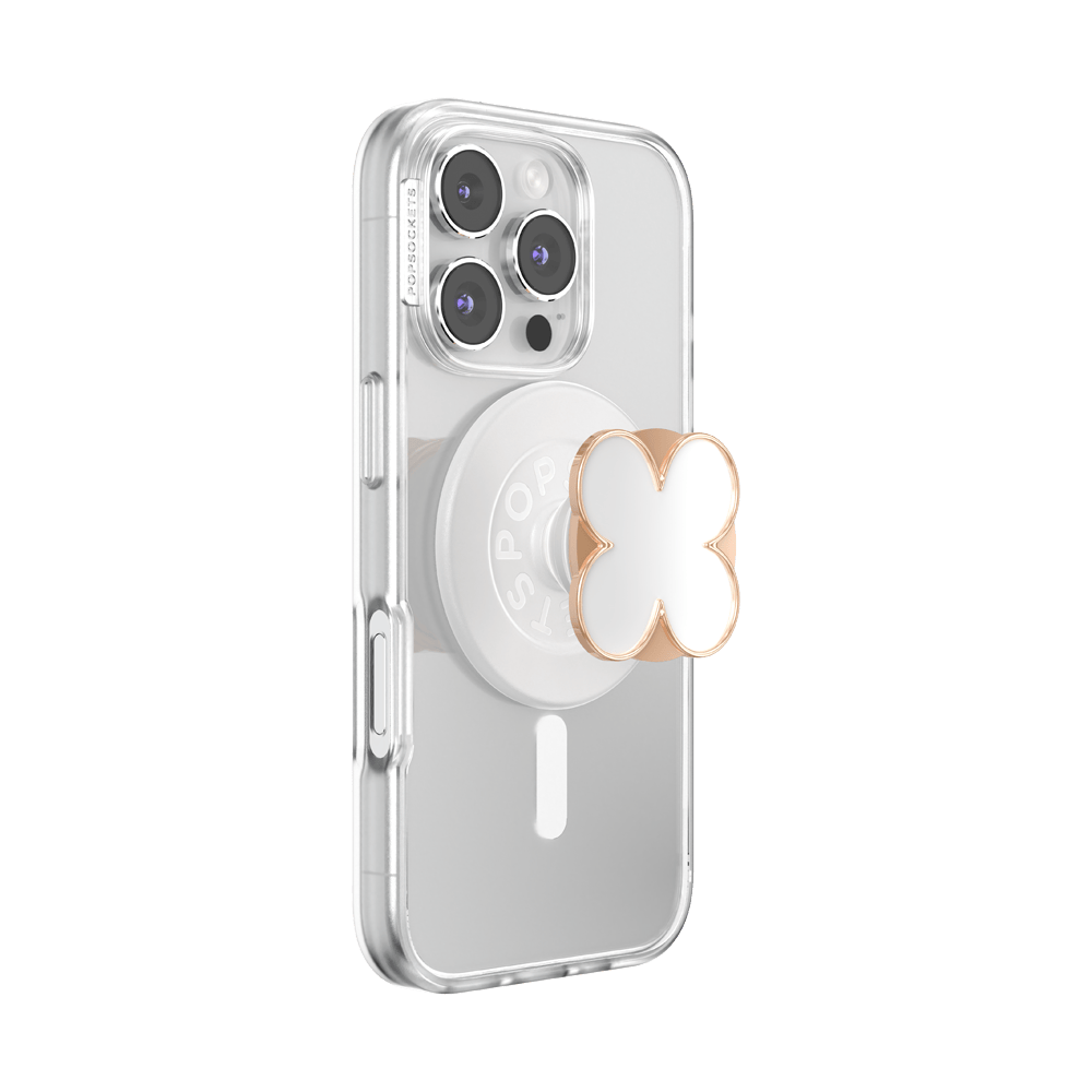 Enamel Clover Rose Gold — MagSafe PopGrip - US 69930