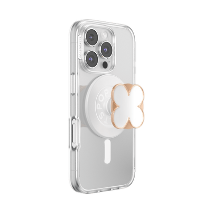 Enamel Clover Rose Gold — MagSafe PopGrip - US 91833